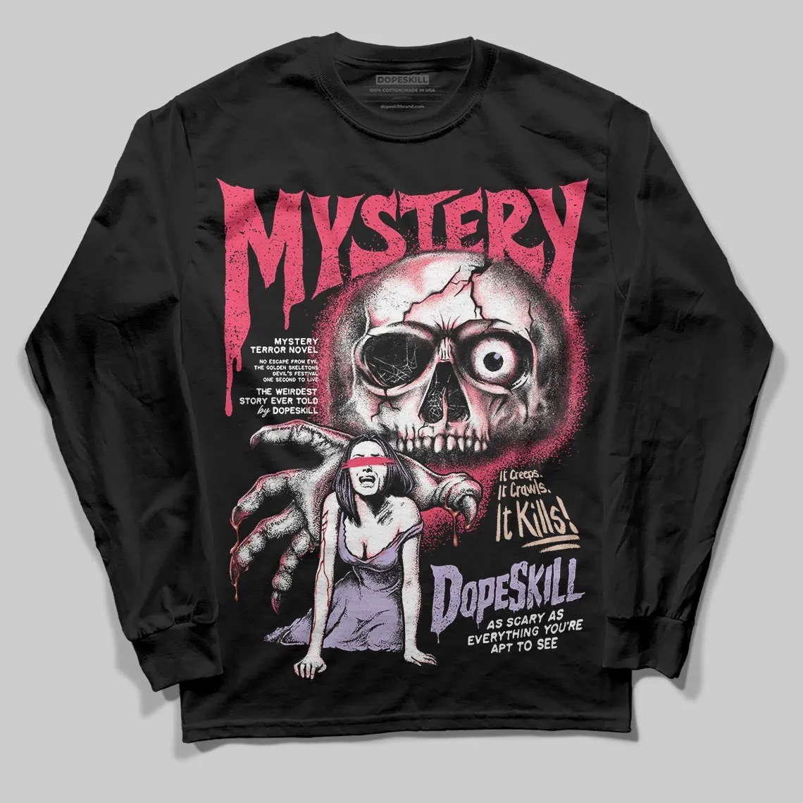 Peanut Butter Jelly 5s DopeSkill Long Sleeve T-Shirt Mystery Ghostly Grasp Graphic sold by DopeSkill product image thumbnail 2