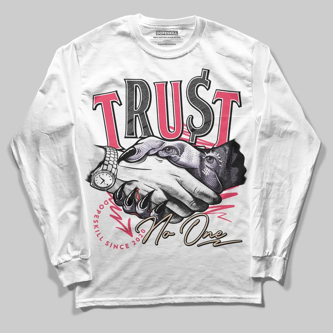 Peanut Butter Jelly 5s DopeSkill Long Sleeve T-Shirt Trust No One Graphic sold by DopeSkill