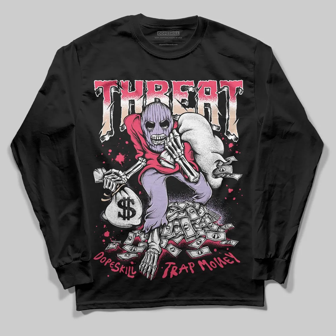 Peanut Butter Jelly 5s DopeSkill Long Sleeve T-Shirt Threat Graphic sold by DopeSkill product image thumbnail 2
