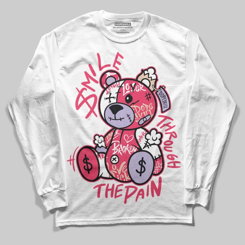 Peanut Butter Jelly 5s DopeSkill Long Sleeve T-Shirt Smile Through The Pain Graphic sold by DopeSkill
