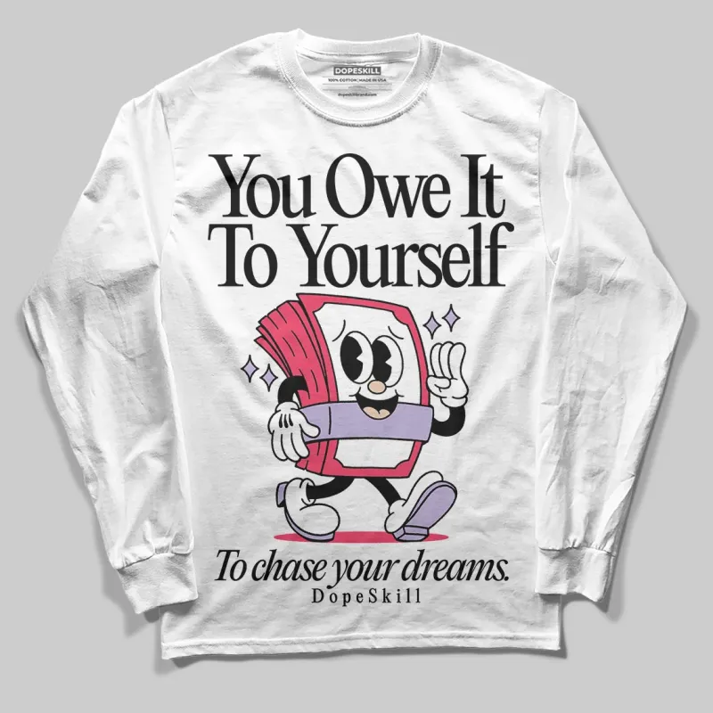 Peanut Butter Jelly 5s DopeSkill Long Sleeve T-Shirt Owe It To Yourself Graphic sold by DopeSkill