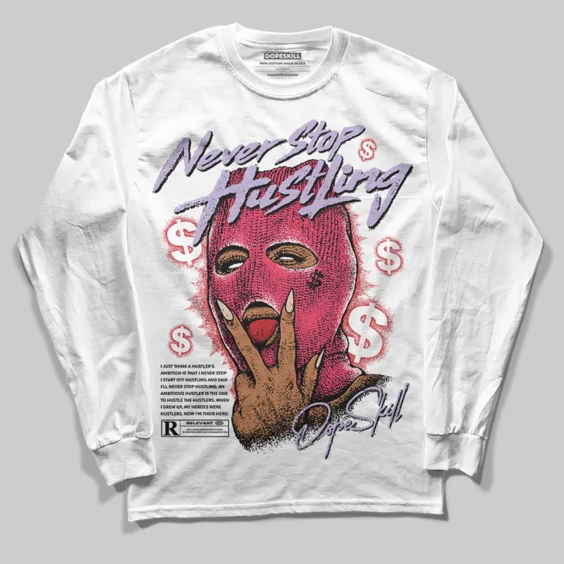 Peanut Butter Jelly 5s DopeSkill Long Sleeve T-Shirt Never Stop Hustling Graphic sold by DopeSkill