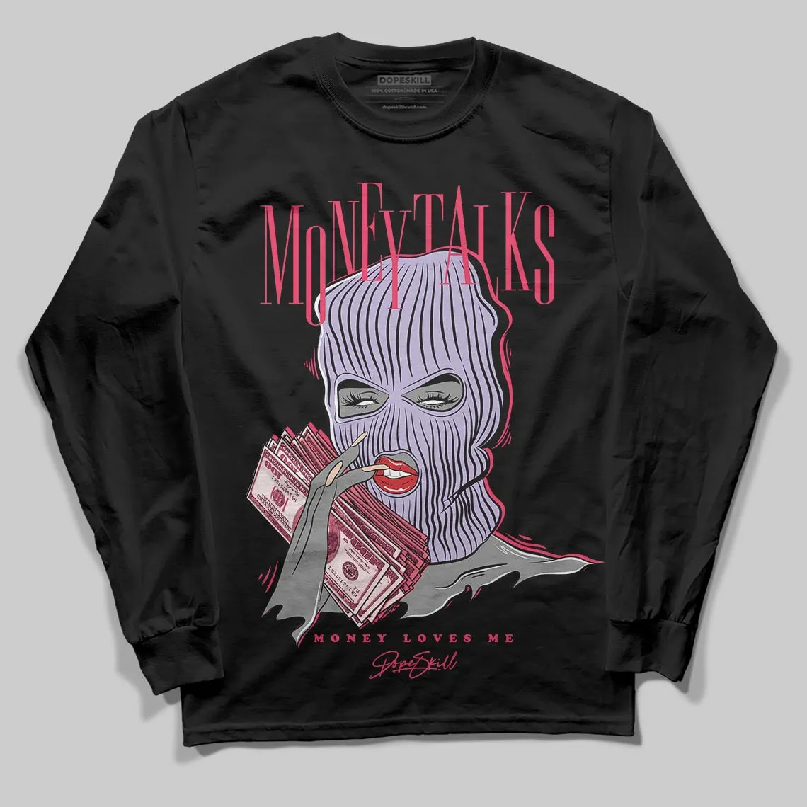 Peanut Butter Jelly 5s DopeSkill Long Sleeve T-Shirt Money Talks Graphic sold by DopeSkill product image thumbnail 2