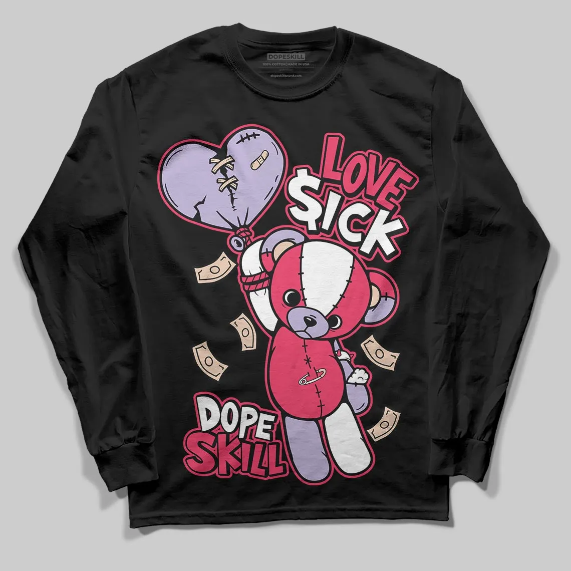 Peanut Butter Jelly 5s DopeSkill Long Sleeve T-Shirt Love Sick Graphic sold by DopeSkill product image thumbnail 2