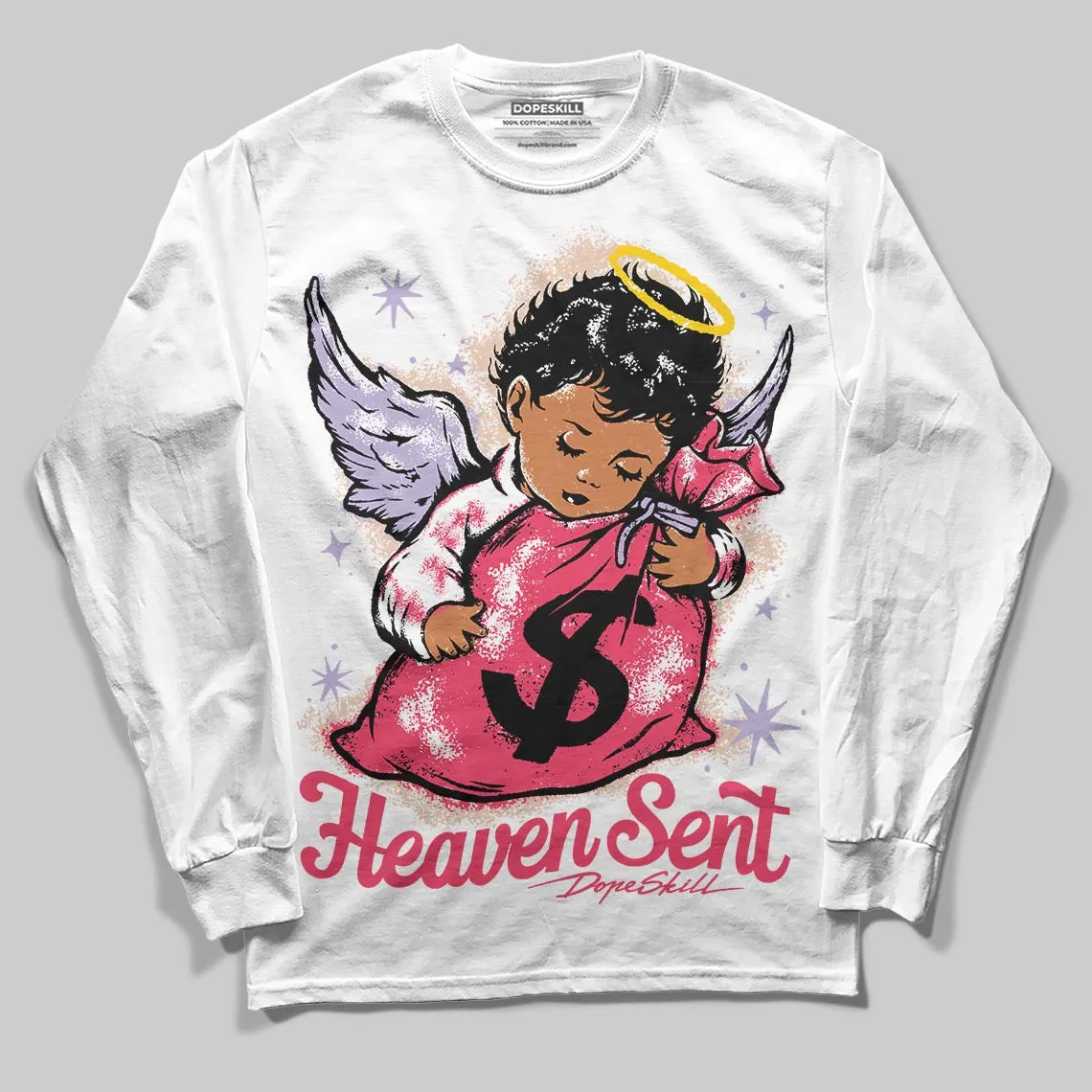 Peanut Butter Jelly 5s DopeSkill Long Sleeve T-Shirt Heaven Sent Graphic sold by DopeSkill