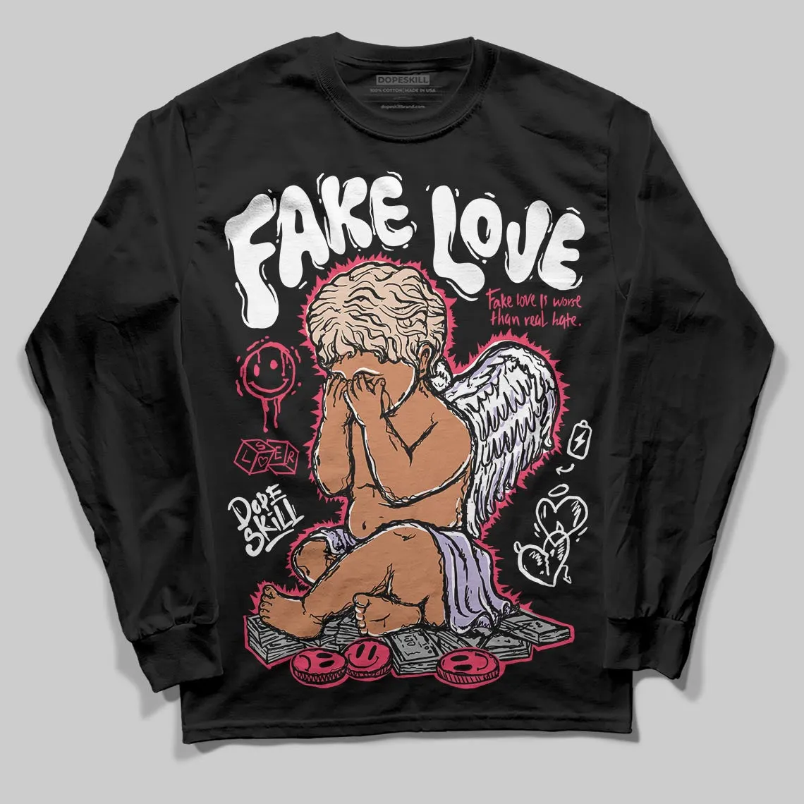Peanut Butter Jelly 5s DopeSkill Long Sleeve T-Shirt False Love Graphic sold by DopeSkill product image thumbnail 2