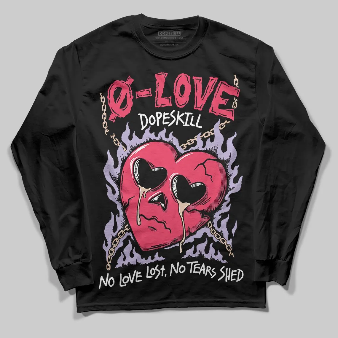 Peanut Butter Jelly 5s DopeSkill Long Sleeve T-Shirt Crying Heart Graphic sold by DopeSkill product image thumbnail 2