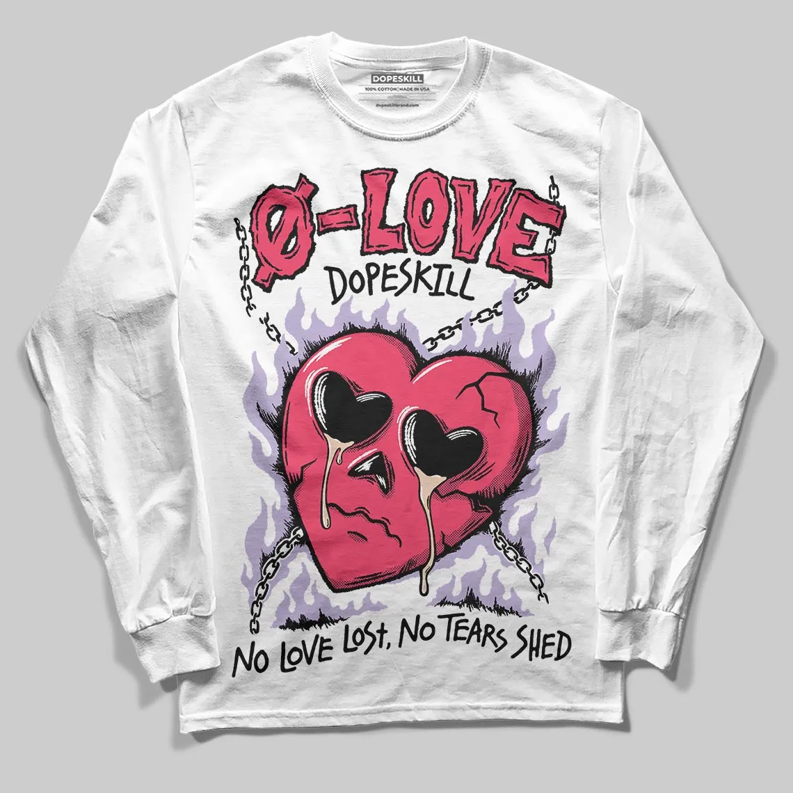 Peanut Butter Jelly 5s DopeSkill Long Sleeve T-Shirt Crying Heart Graphic sold by DopeSkill