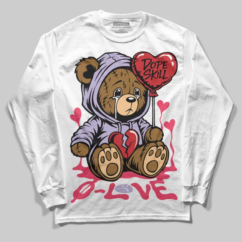 Peanut Butter Jelly 5s DopeSkill Long Sleeve T-Shirt Broken Bear Graphic sold by DopeSkill