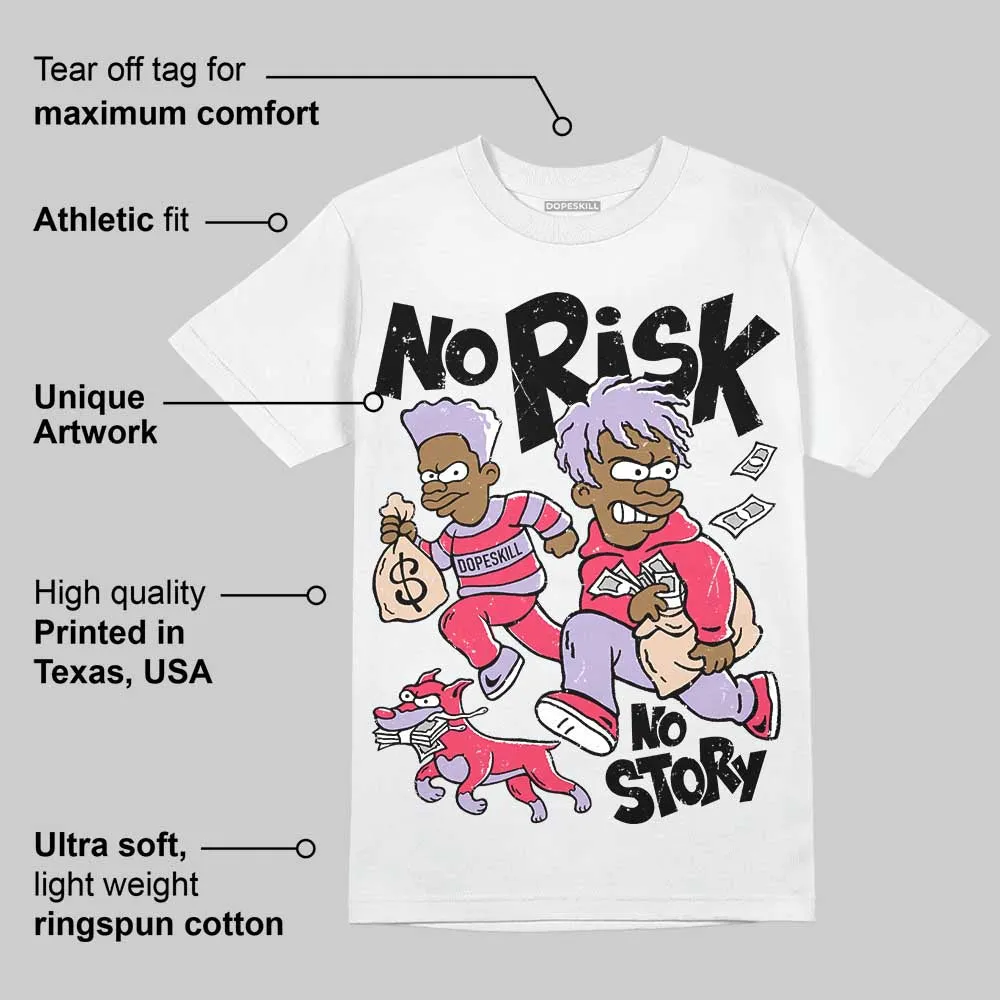 Peanut Butter Jelly 5s DopeSkill T-Shirt No Risk No Story Graphic sold by DopeSkill product image thumbnail 3
