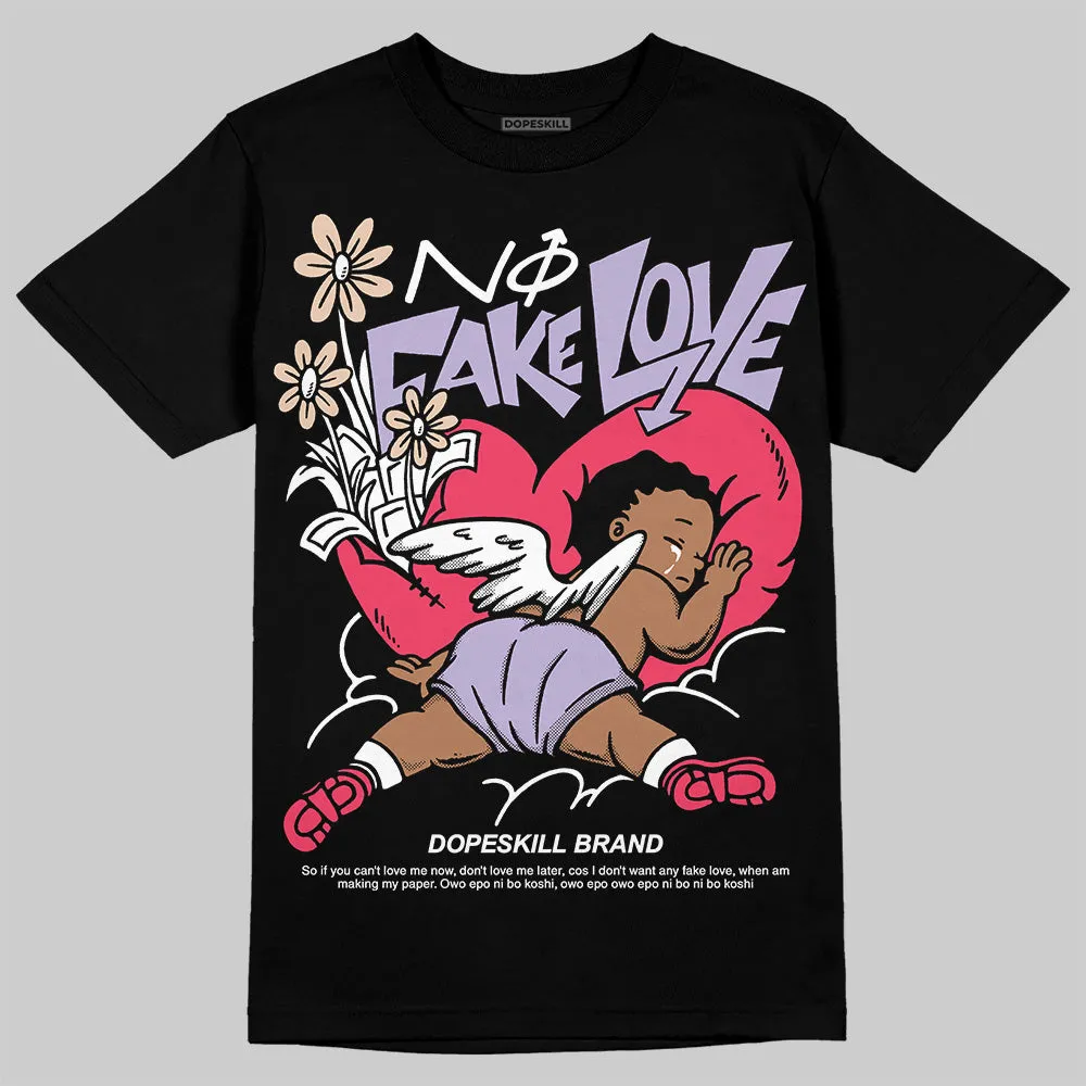 Peanut Butter Jelly 5s DopeSkill T-Shirt No Fake Love Graphic sold by DopeSkill product image thumbnail 2