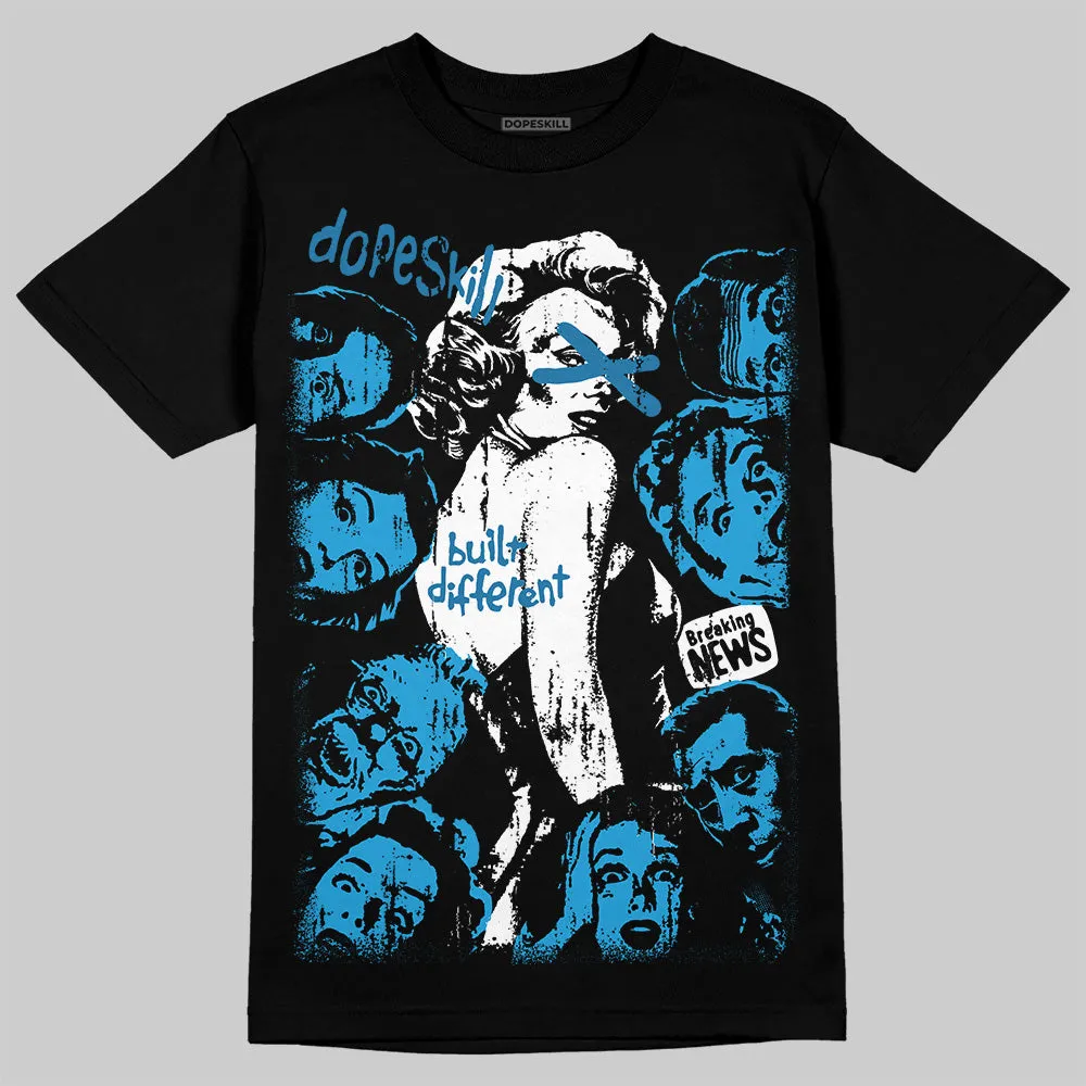 Military Blue 4s DopeSkill T-Shirt Built Different Graphic sold by DopeSkill product image thumbnail 2