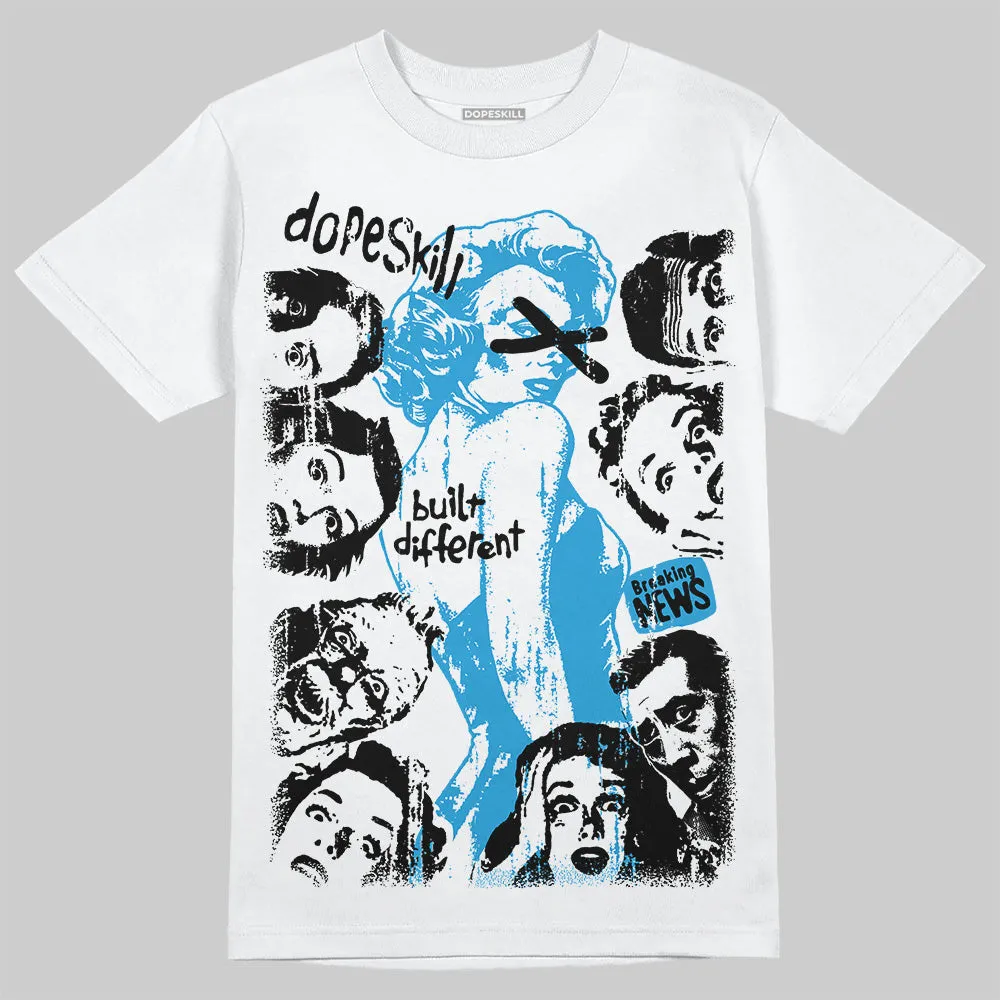 Military Blue 4s DopeSkill T-Shirt Built Different Graphic sold by DopeSkill