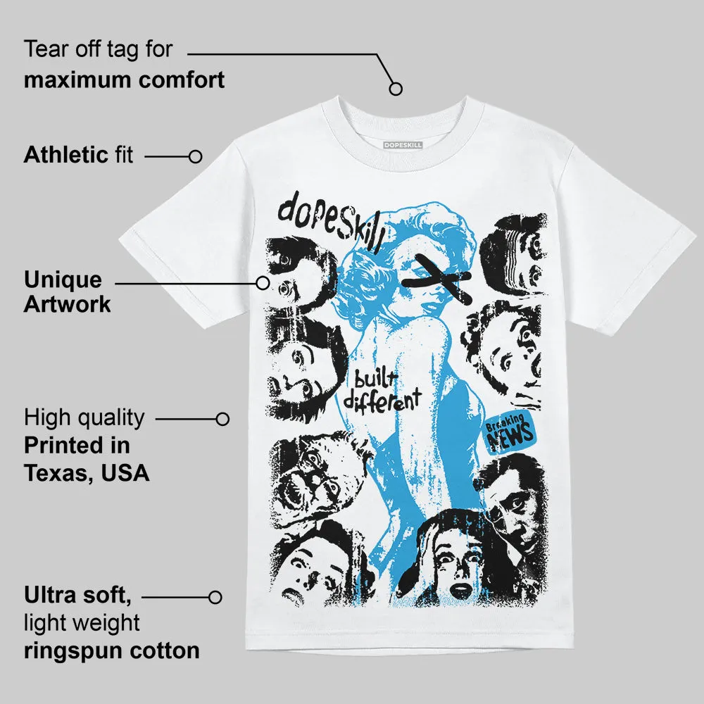 Military Blue 4s DopeSkill T-Shirt Built Different Graphic sold by DopeSkill product image thumbnail 3