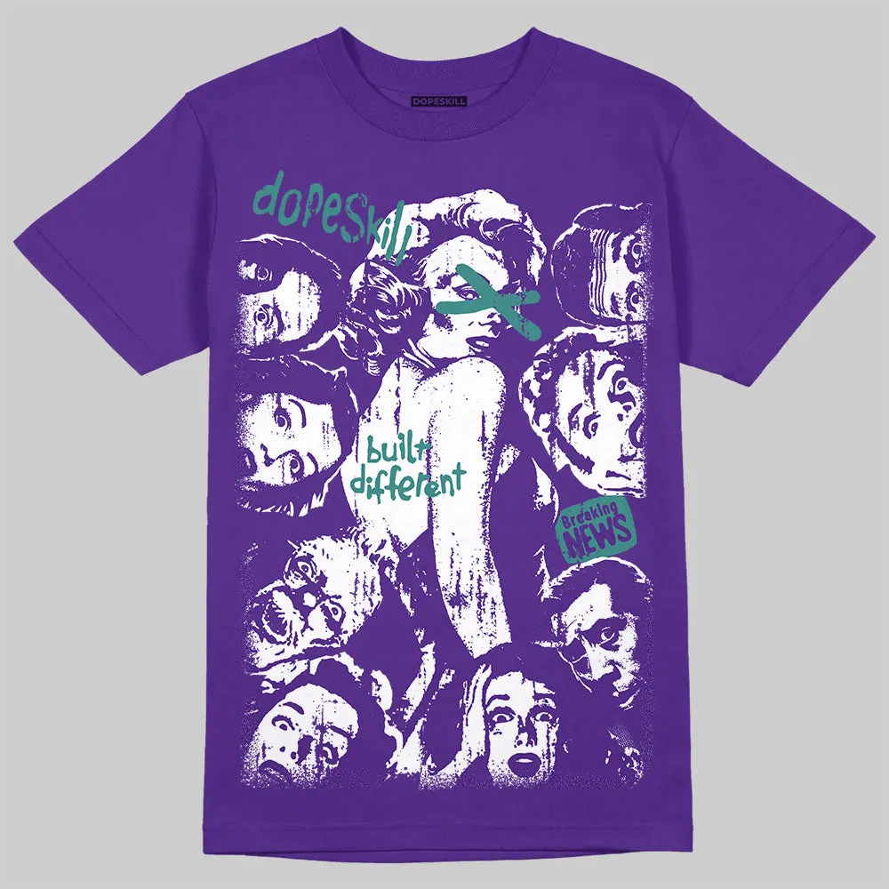 Grape 5s DopeSkill T-Shirt Built Different Graphic sold by DopeSkill product image thumbnail 3