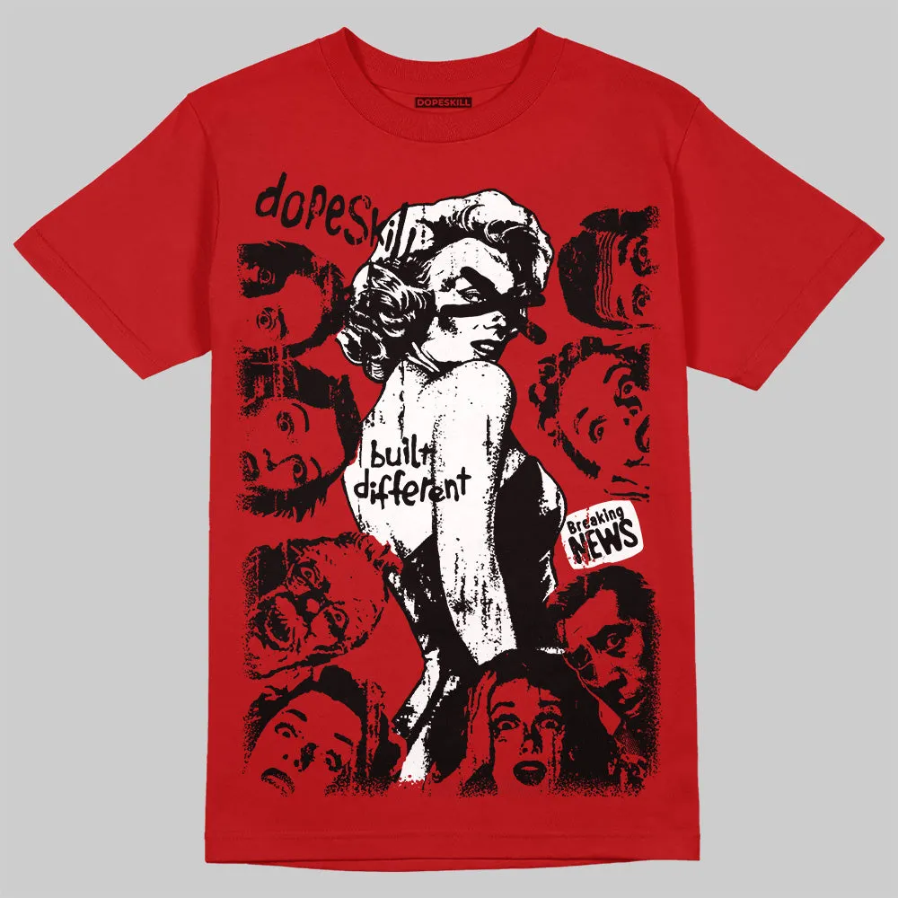 Cherry 11s DopeSkill T-Shirt Built Different Graphic sold by DopeSkill product image thumbnail 3