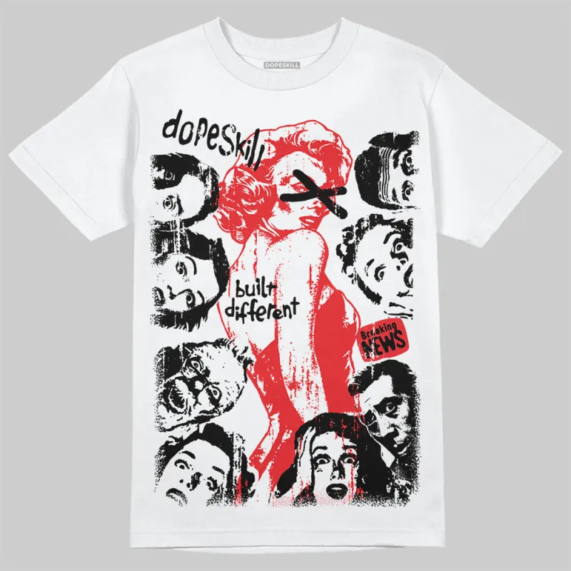 Cherry 11s DopeSkill T-Shirt Built Different Graphic sold by DopeSkill