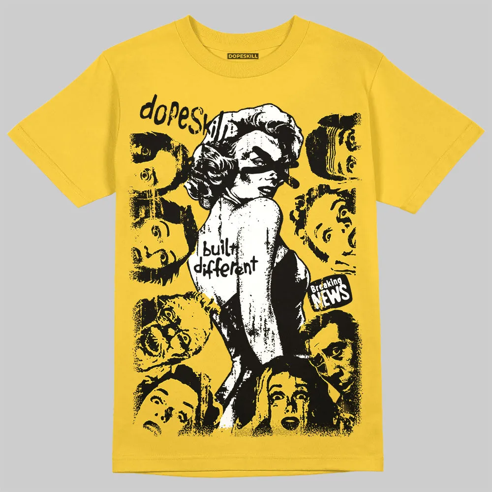 Yellow Collection DopeSkill T-Shirt Built Different Graphic sold by DopeSkill product image thumbnail 3