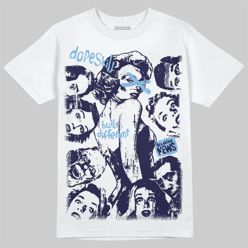 University Blue Collection DopeSkill T-Shirt Built Different Graphic sold by DopeSkill