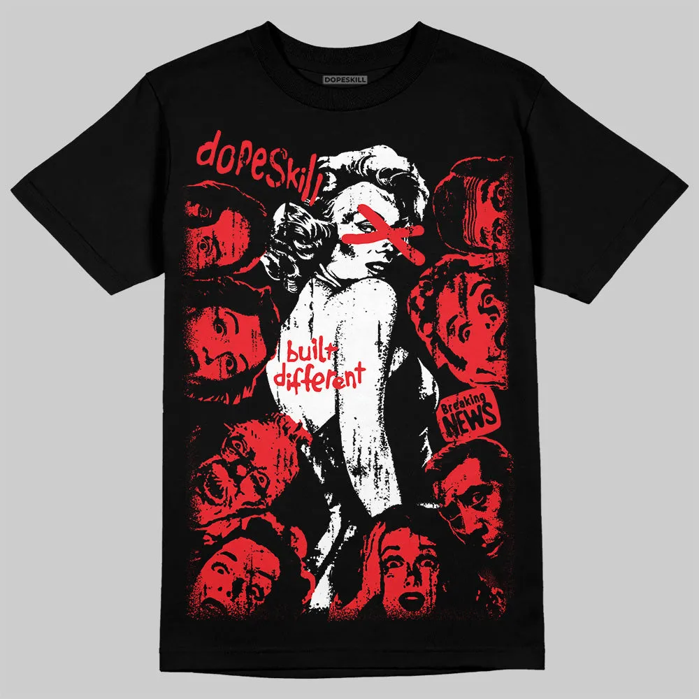 Red Collection DopeSkill T-Shirt Built Different Graphic sold by DopeSkill