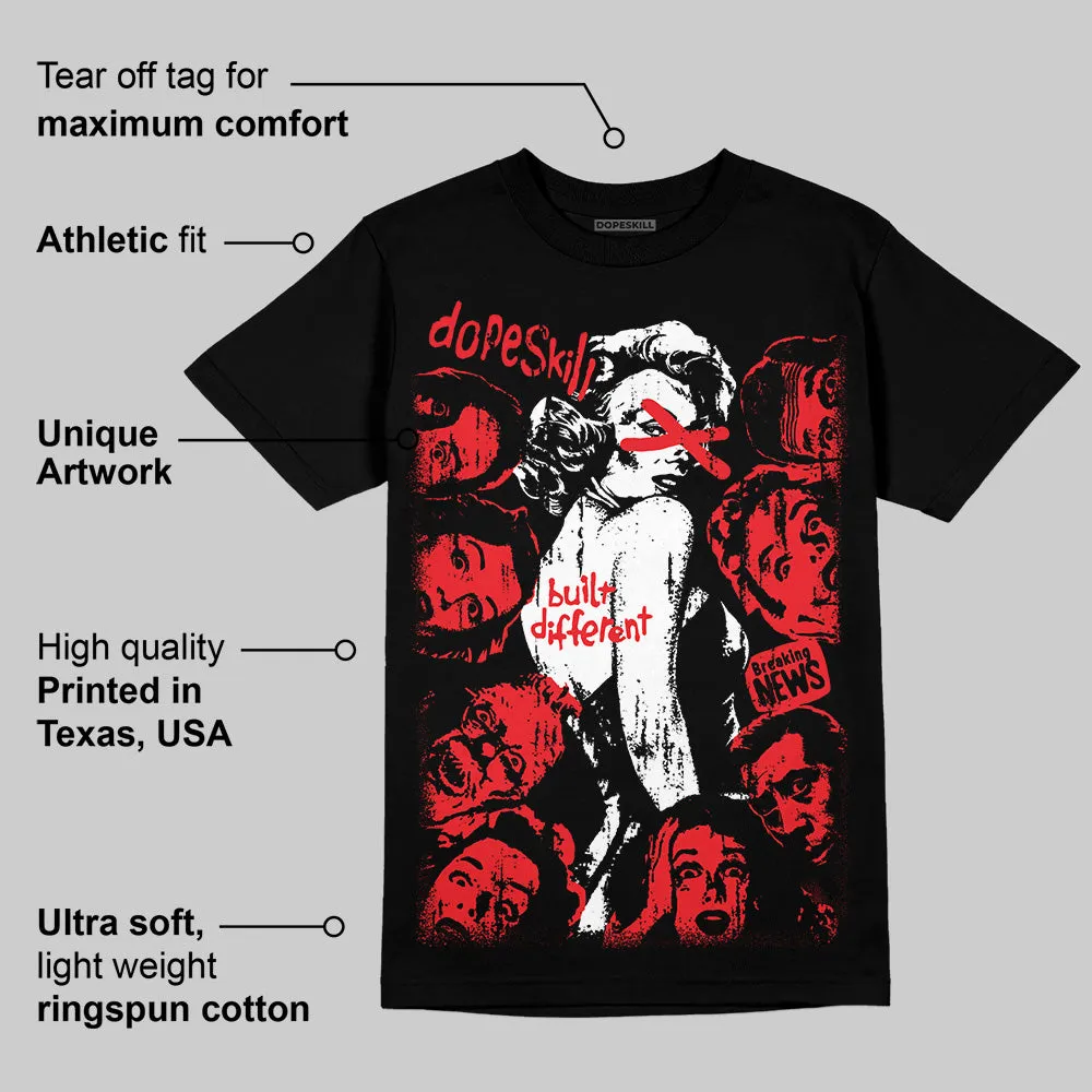 Red Collection DopeSkill T-Shirt Built Different Graphic sold by DopeSkill product image thumbnail 4