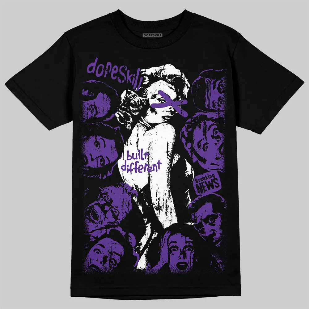 PURPLE Collection DopeSkill T-Shirt Built Different Graphic sold by DopeSkill