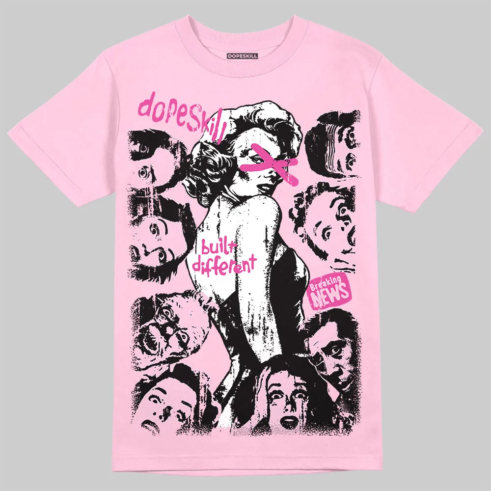 Pink Collection DopeSkill T-Shirt Built Different Graphic sold by DopeSkill product image thumbnail 3