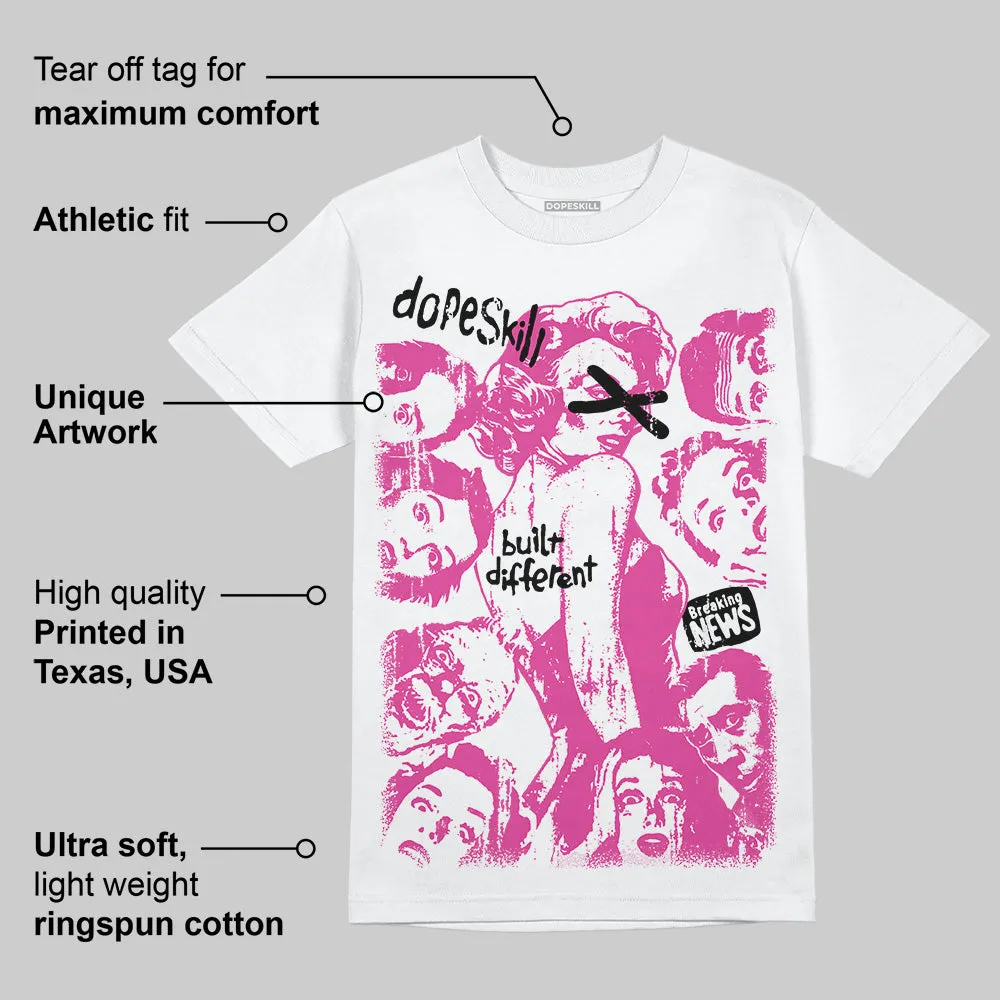 Pink Collection DopeSkill T-Shirt Built Different Graphic sold by DopeSkill product image thumbnail 4