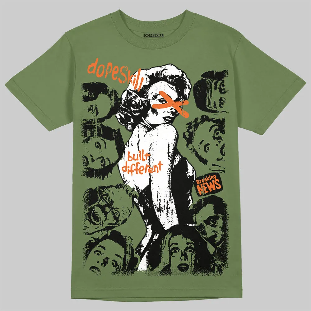 Olive Collection DopeSkill T-Shirt Built Different Graphic sold by DopeSkill product image thumbnail 3