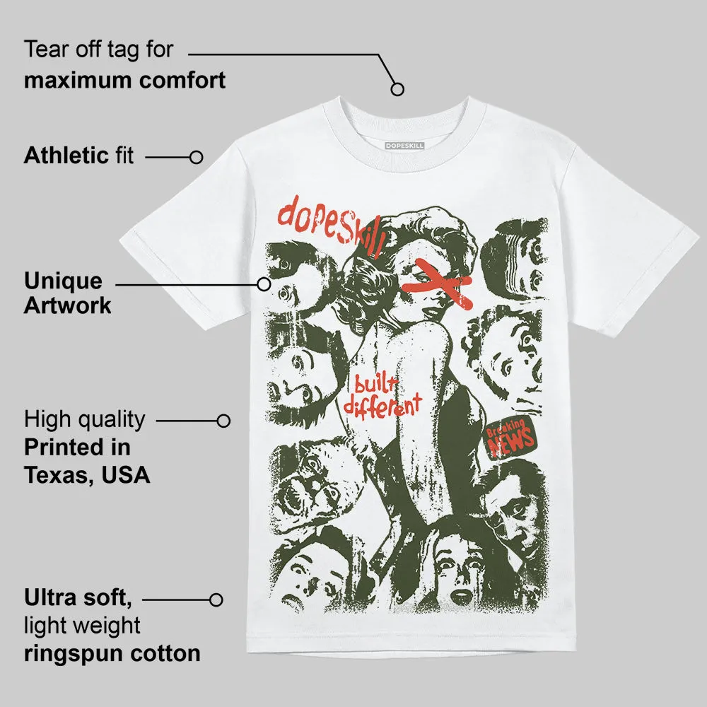 Olive Collection DopeSkill T-Shirt Built Different Graphic sold by DopeSkill product image thumbnail 4