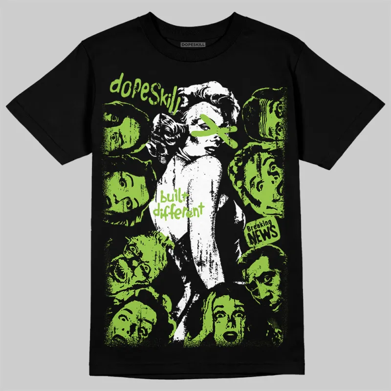 Neon Green Collection DopeSkill T-Shirt Built Different Graphic sold by DopeSkill