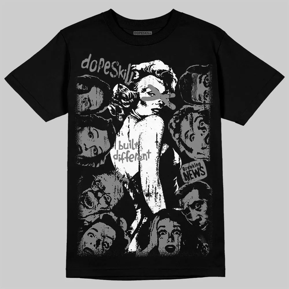 Grey Collection DopeSkill T-Shirt Built Different Graphic sold by DopeSkill product image thumbnail 2
