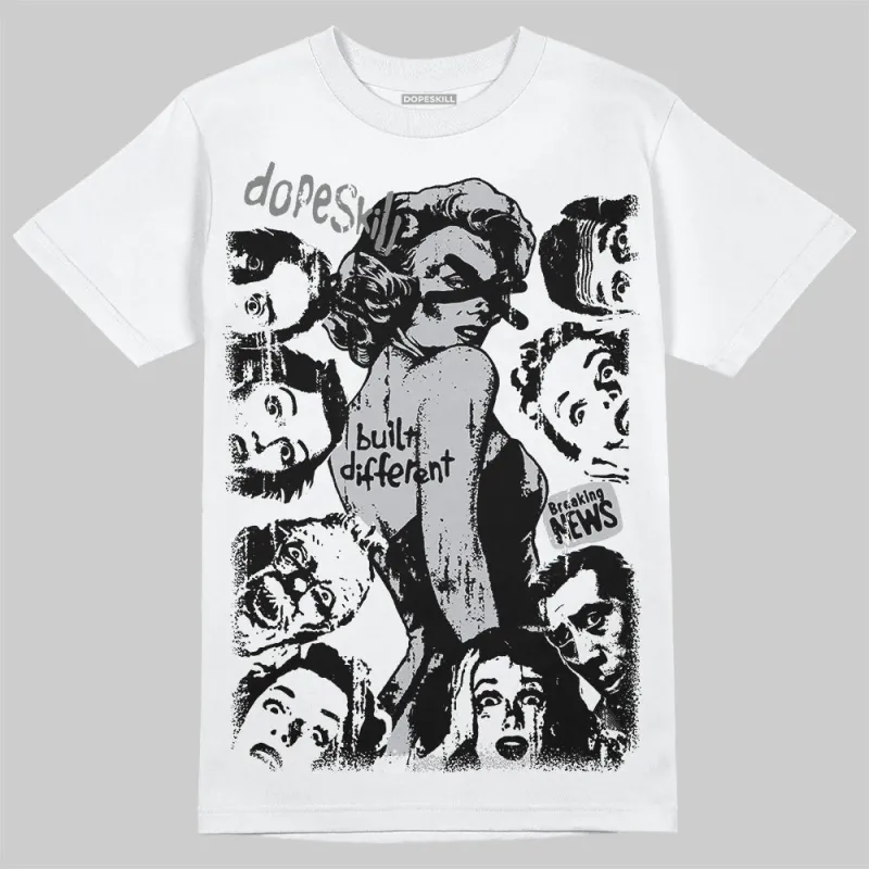 Grey Collection DopeSkill T-Shirt Built Different Graphic sold by DopeSkill