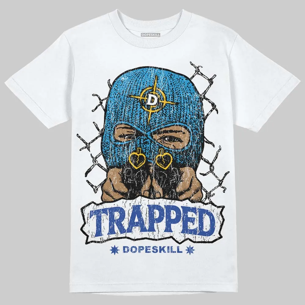 Royal Blue Collection DopeSkill T-Shirt New Trapped Graphic sold by DopeSkill