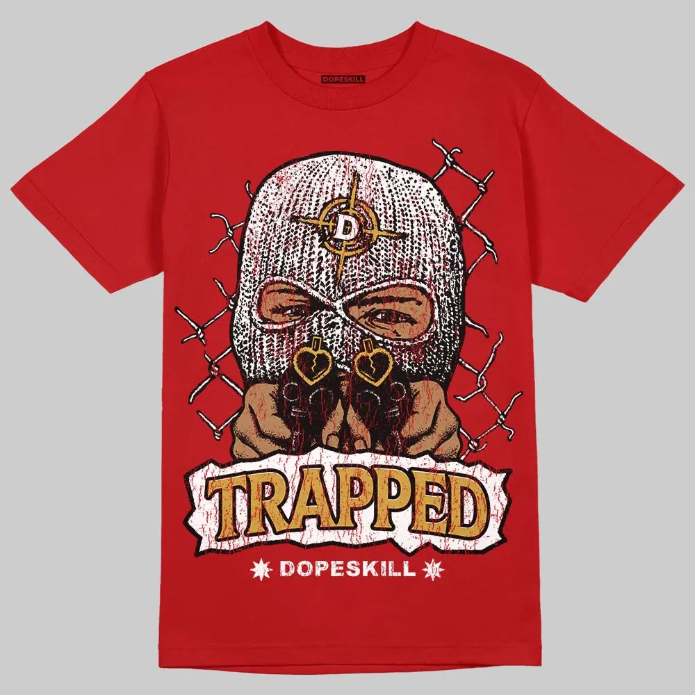 Red Collection DopeSkill T-Shirt New Trapped Graphic sold by DopeSkill product image thumbnail 3