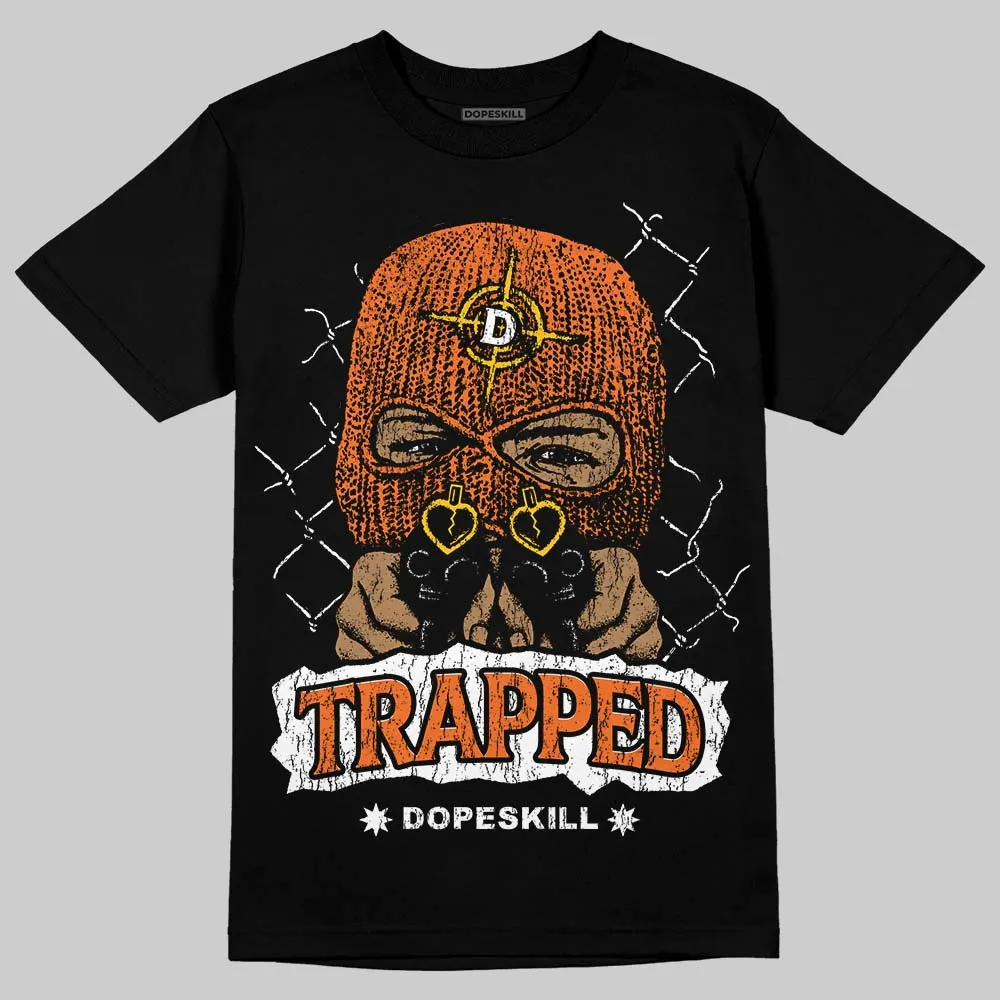 Orange Black White DopeSkill T-Shirt New Trapped Graphic sold by DopeSkill product image thumbnail 2
