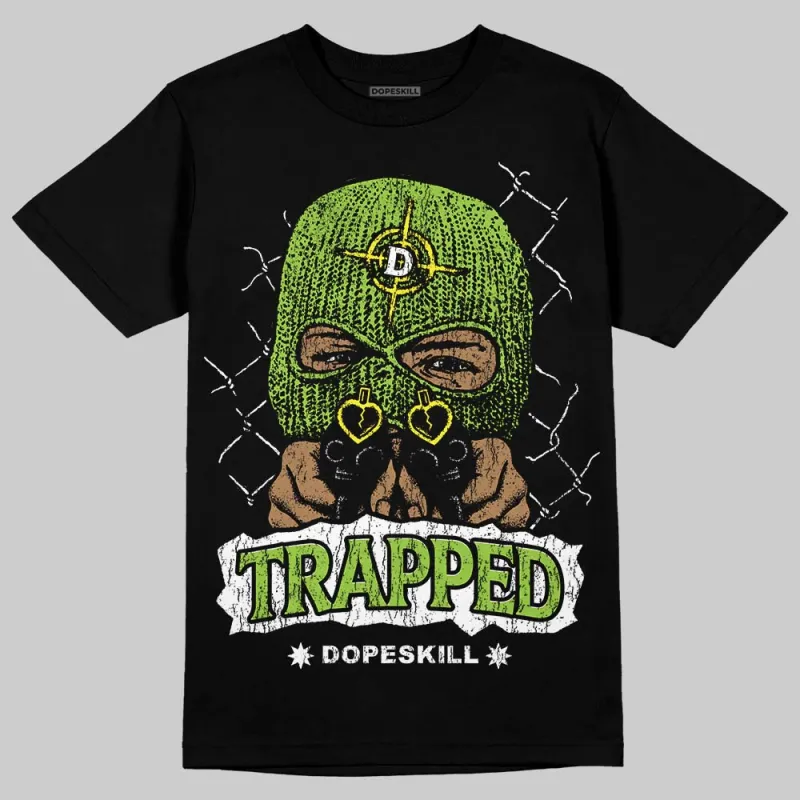 Neon Green Collection DopeSkill T-Shirt New Trapped Graphic sold by DopeSkill