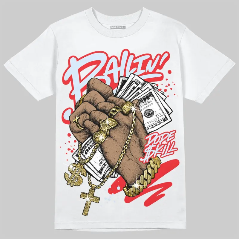 Cherry 11s DopeSkill T-Shirt Always Ballin' Graphic sold by DopeSkill