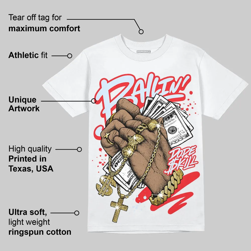 Cherry 11s DopeSkill T-Shirt Always Ballin' Graphic sold by DopeSkill product image thumbnail 4