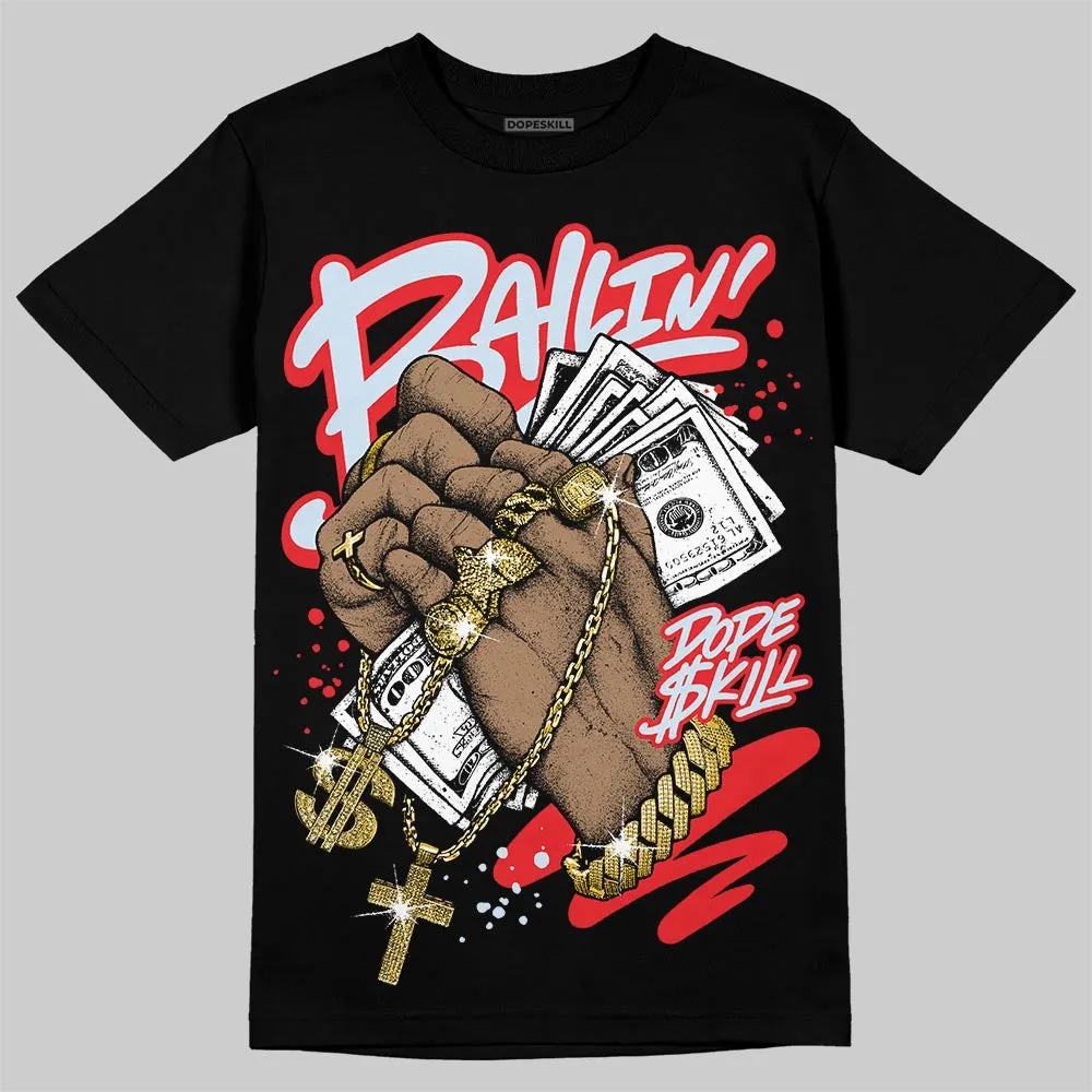 Cherry 11s DopeSkill T-Shirt Always Ballin' Graphic sold by DopeSkill product image thumbnail 2