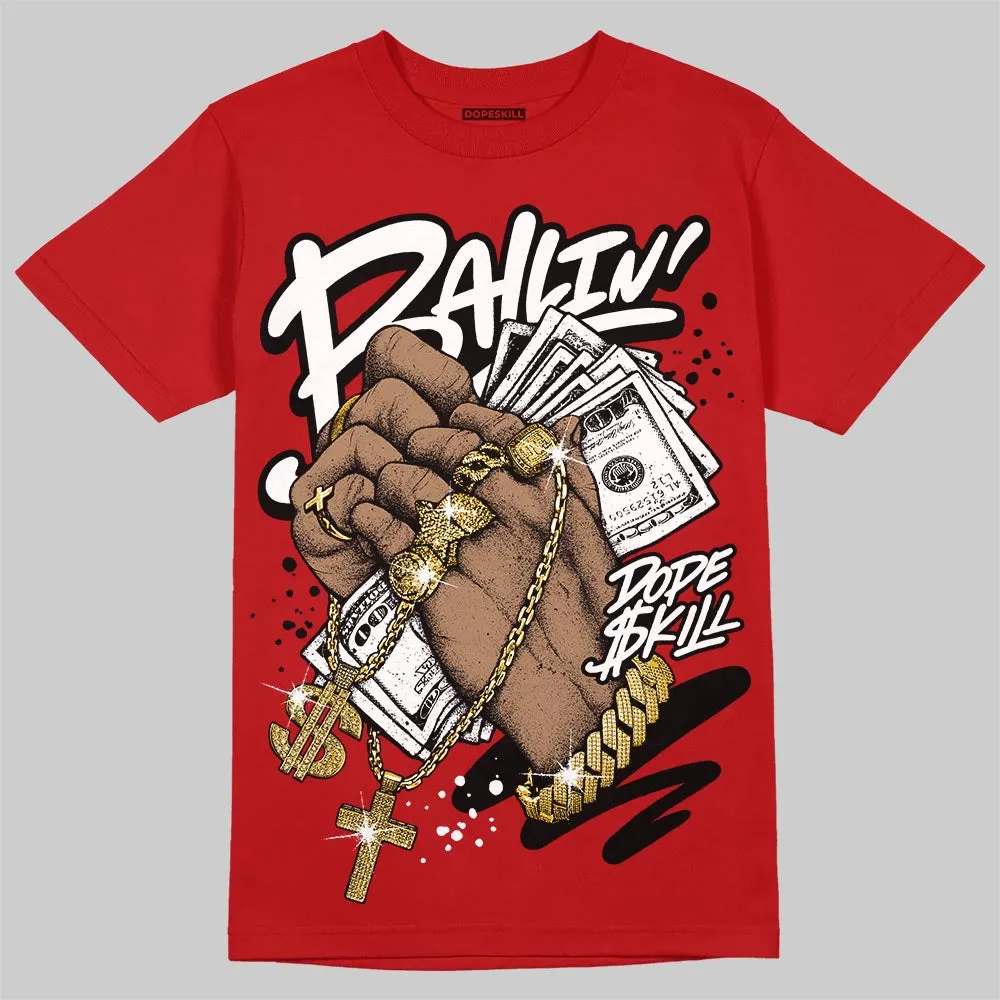 Red Collection DopeSkill T-Shirt Always Ballin' Graphic sold by DopeSkill product image thumbnail 3