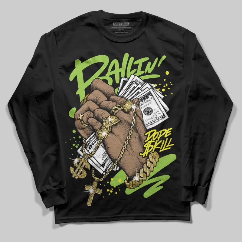 Neon Green Collection DopeSkill Long Sleeve T-Shirt Always Ballin' Graphic sold by DopeSkill