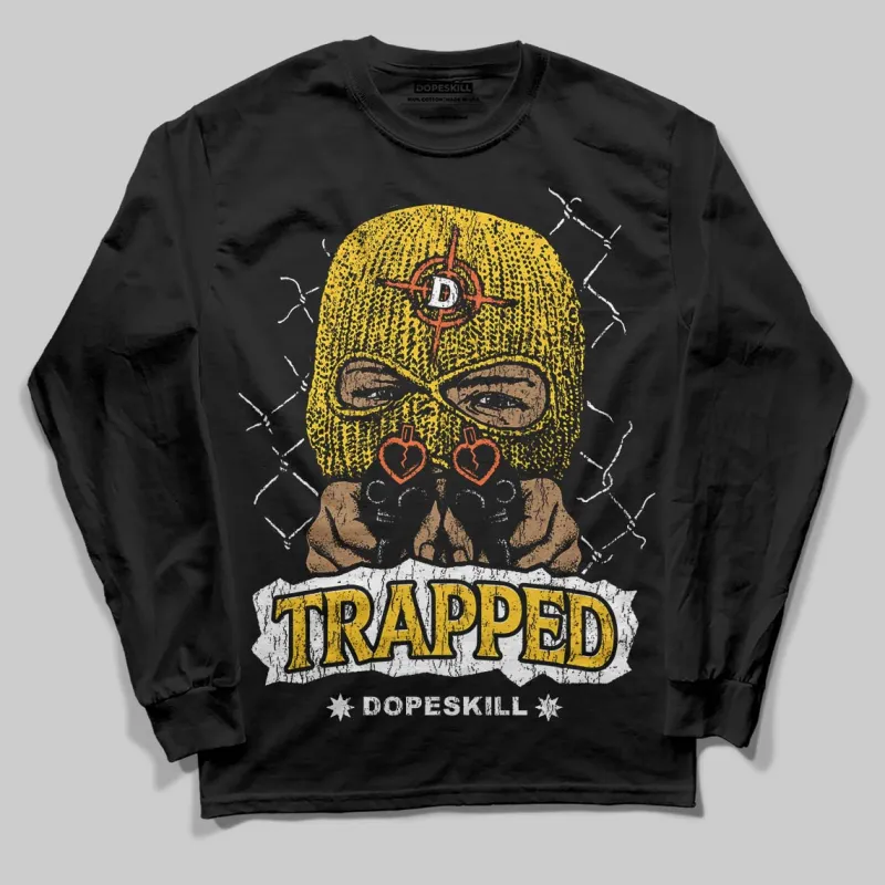 Yellow Collection DopeSkill Long Sleeve T-Shirt New Trapped Graphic sold by DopeSkill