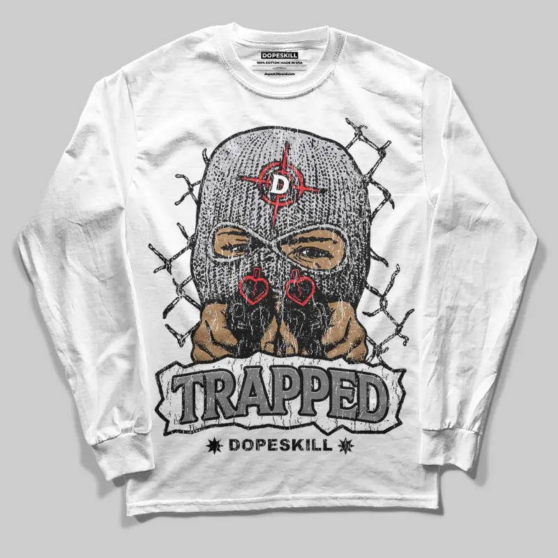 Grey Collection DopeSkill Long Sleeve T-Shirt New Trapped Graphic sold by DopeSkill