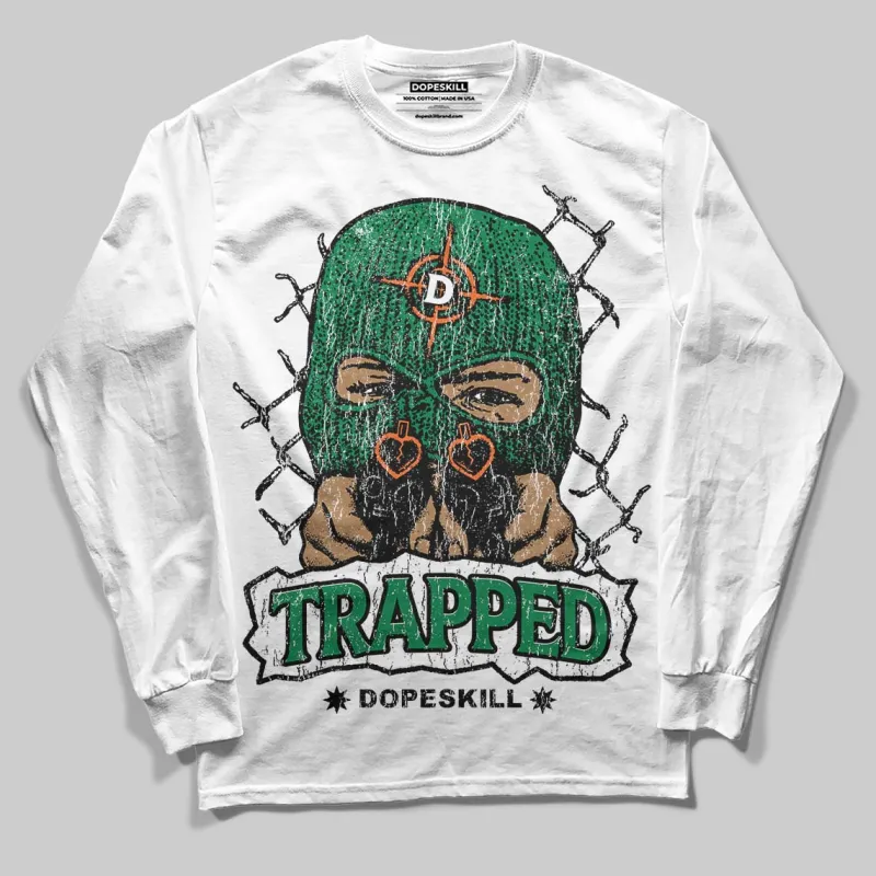 Green Collection DopeSkill Long Sleeve T-Shirt New Trapped Graphic sold by DopeSkill