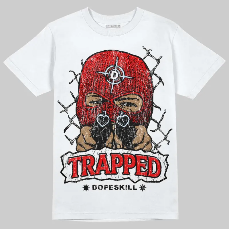 Cherry 11s DopeSkill T-Shirt New Trapped Graphic sold by DopeSkill