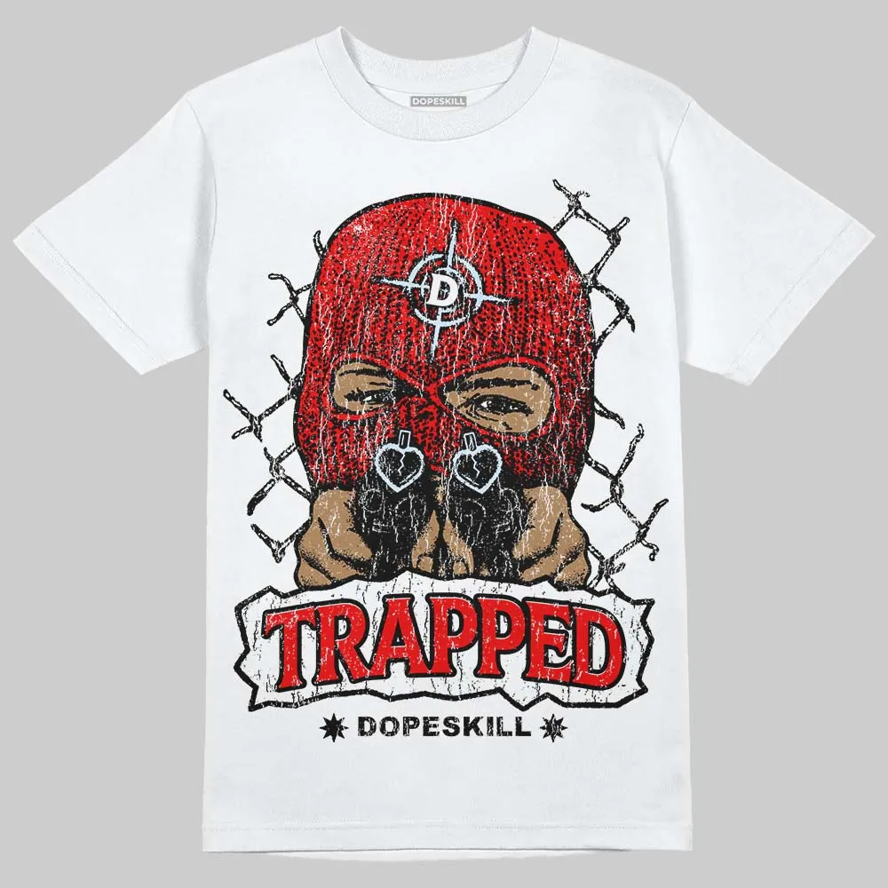 Cherry 11s DopeSkill T-Shirt New Trapped Graphic sold by DopeSkill