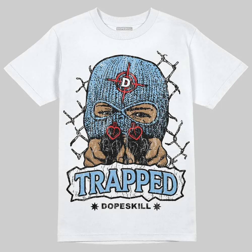 University Blue Collection DopeSkill T-Shirt New Trapped Graphic sold by DopeSkill
