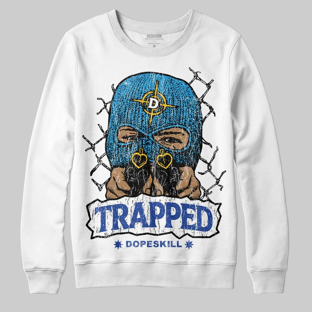 Royal Blue Collection DopeSkill Sweatshirt New Trapped Graphic sold by DopeSkill