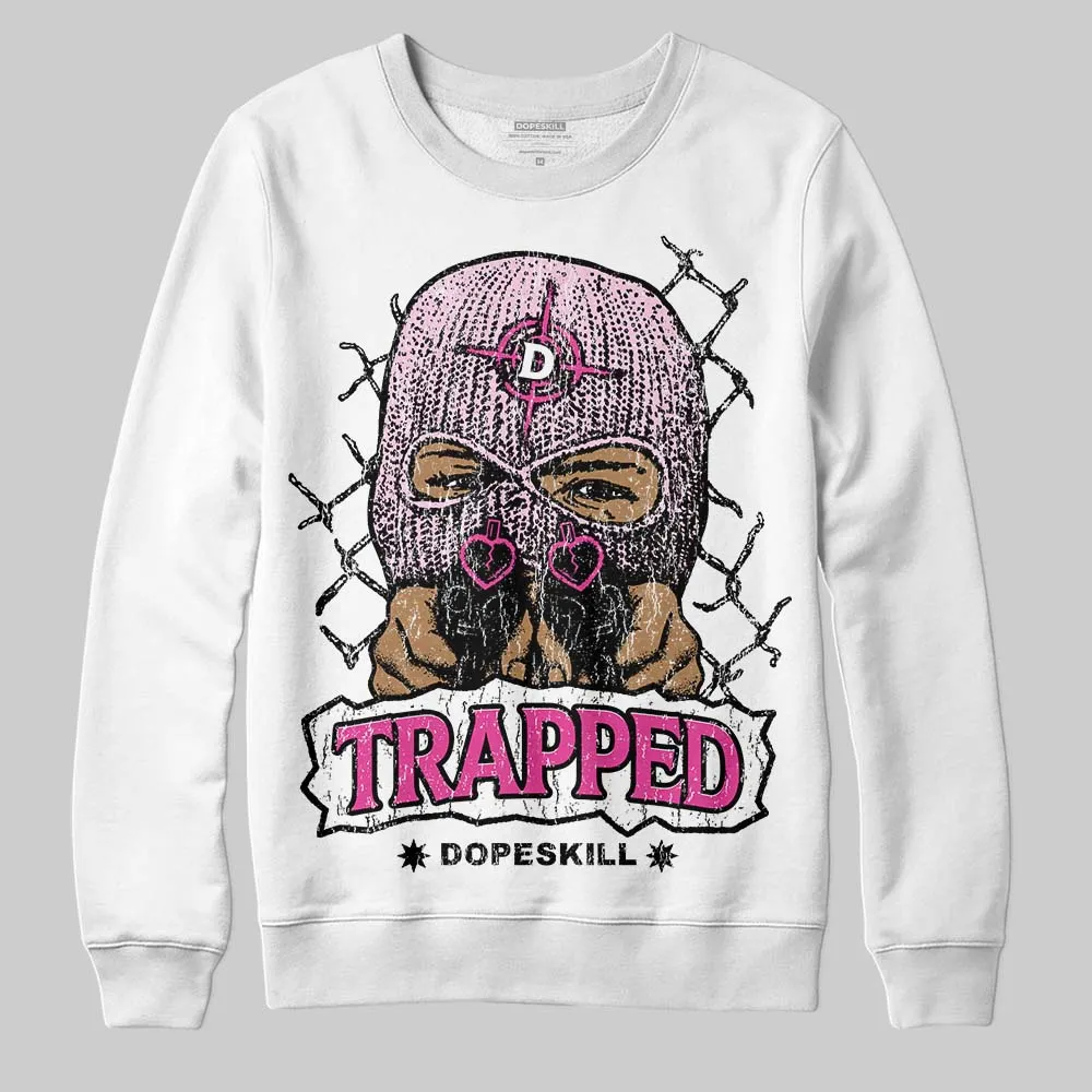 Pink Collection DopeSkill Sweatshirt New Trapped Graphic sold by DopeSkill